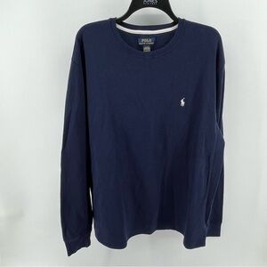 Polo Ralph Lauren Men’s XXL Navy Thermal Long Sleeve sleep shirt
